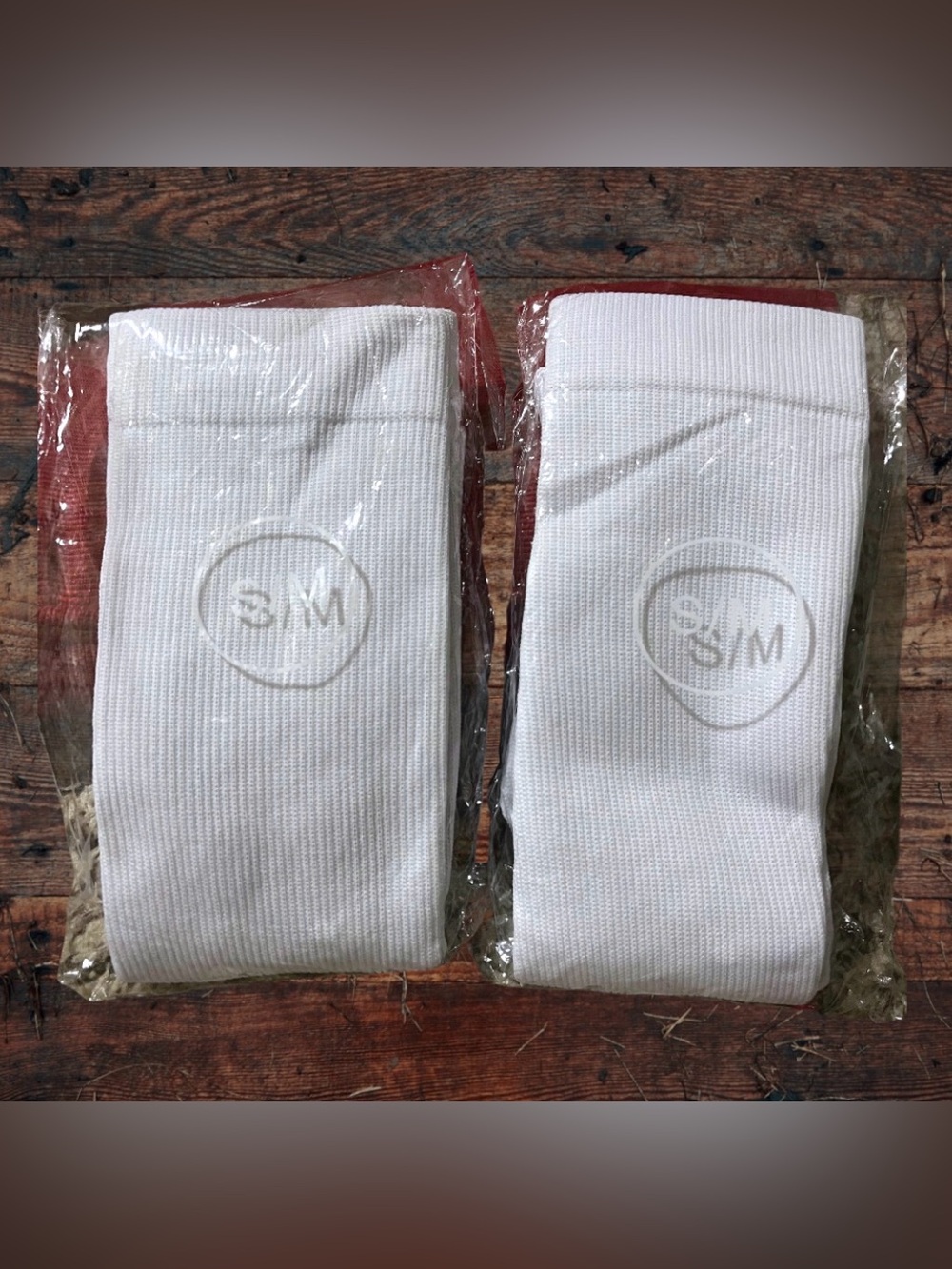 White Compression calf socks Size S/M - Pack of 2